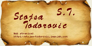 Stojša Todorović vizit kartica